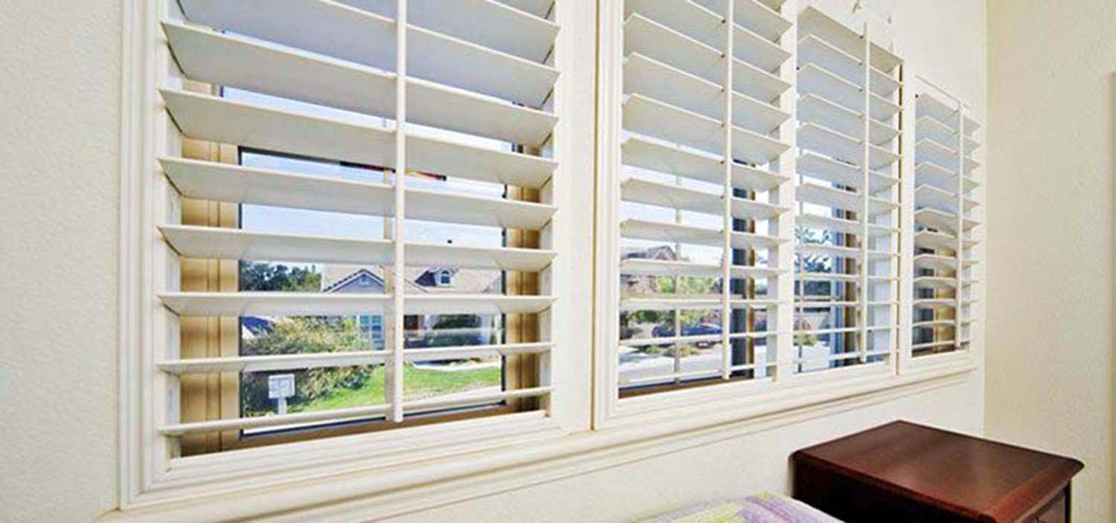 Window with filled shutters