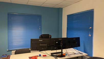 Work room with shutters